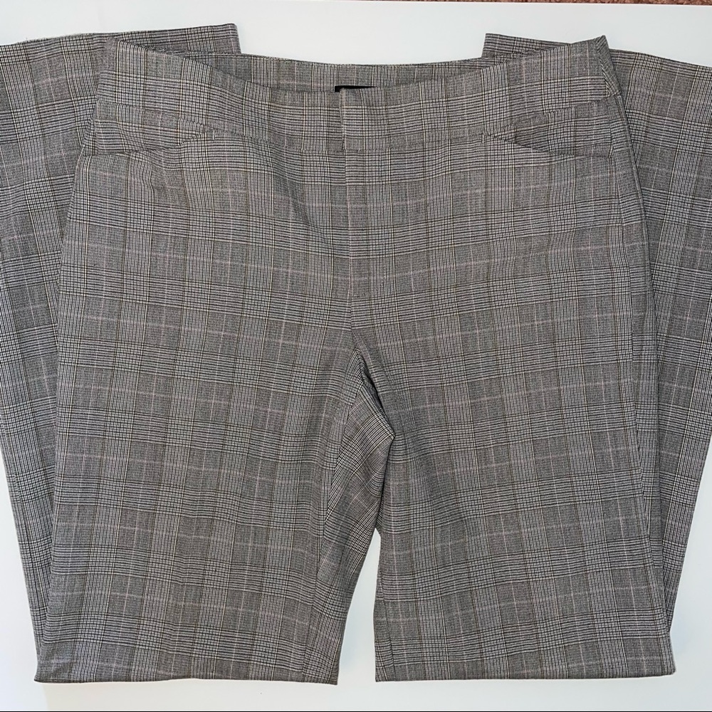 Women’s Rafaella Slacks Dress Pants size 8 VGUC Windowpane Plaid